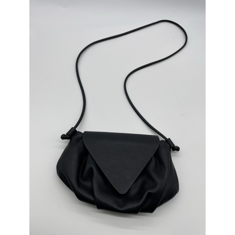 Mango Black Shoulder Bag‎ | Minimalist Small Crossbody Purse | Envelope Bag